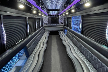 Lakeland Party Bus Interior