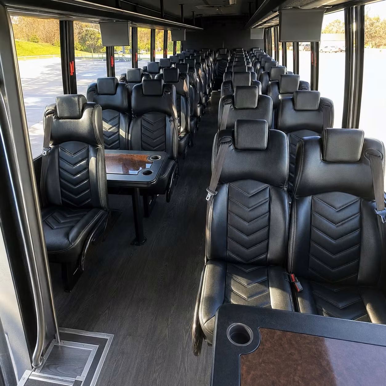 25 passenger minibus interior