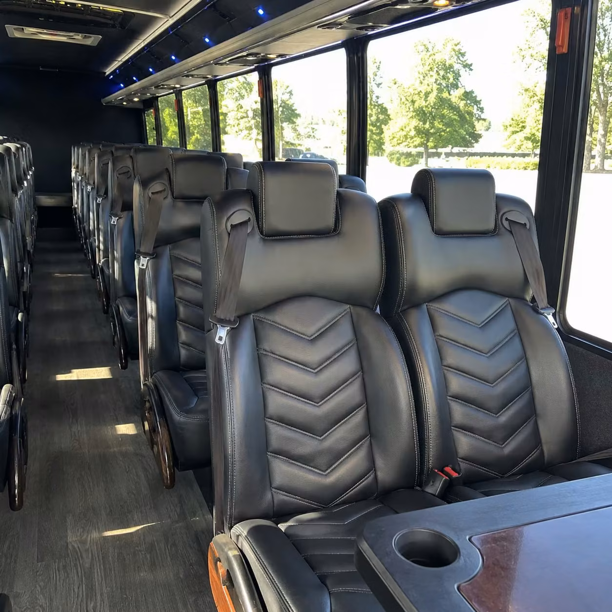 35 passenger minibus inside