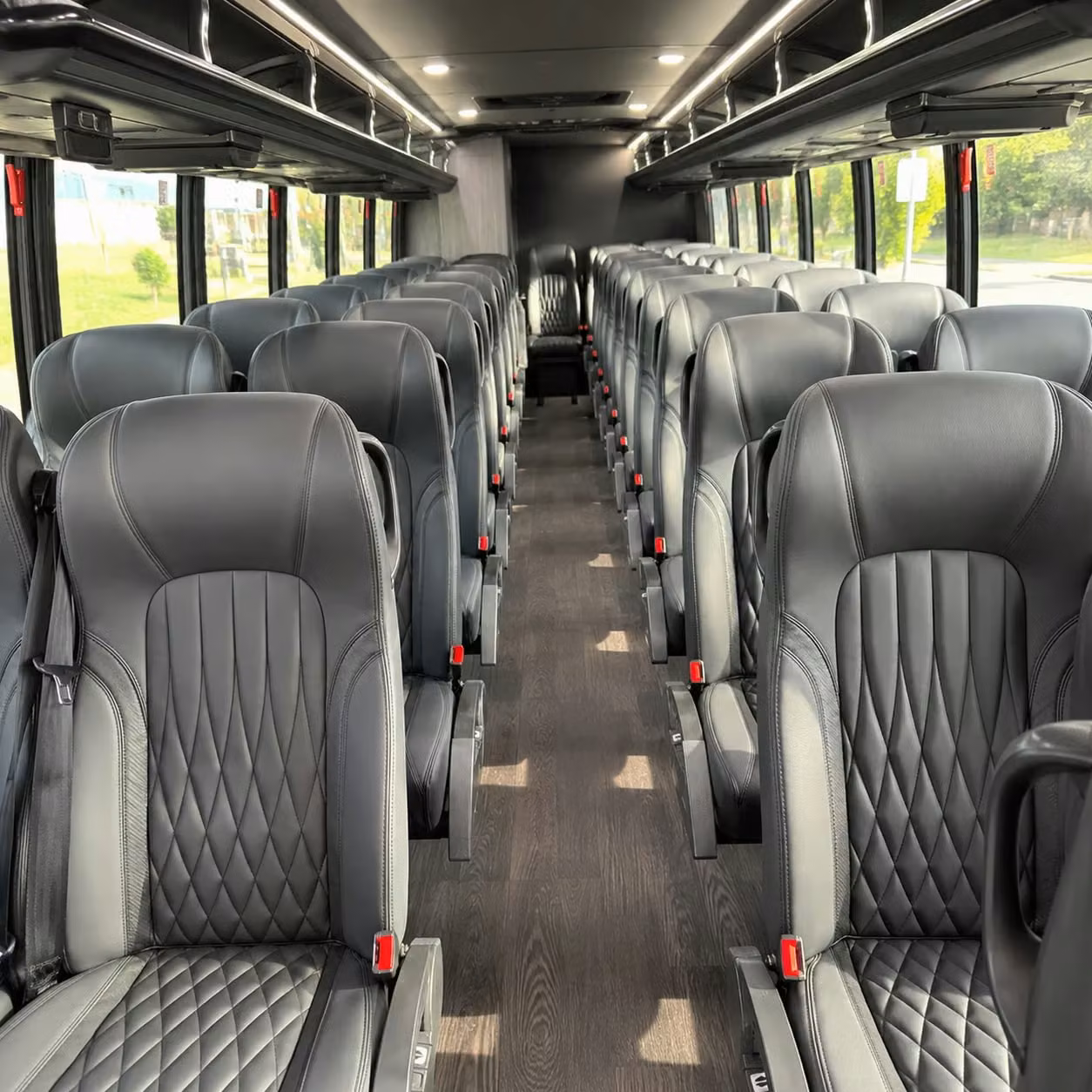 35 passenger minibus interior