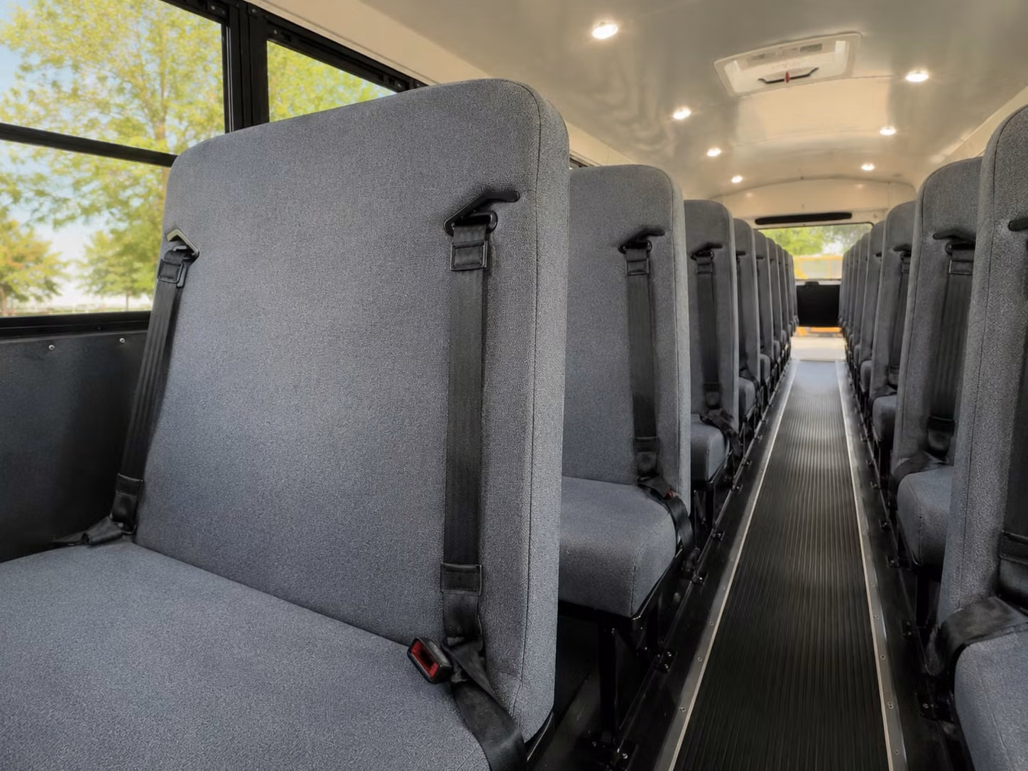 school bus interior