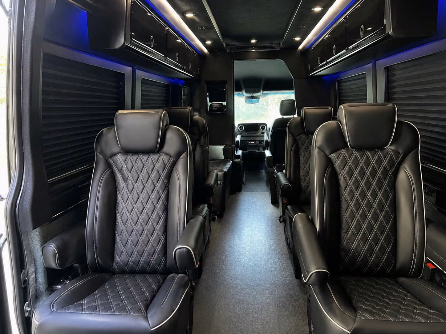 sprinter van with driver interior